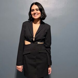 Oak and Fort xs dress with side cut outs